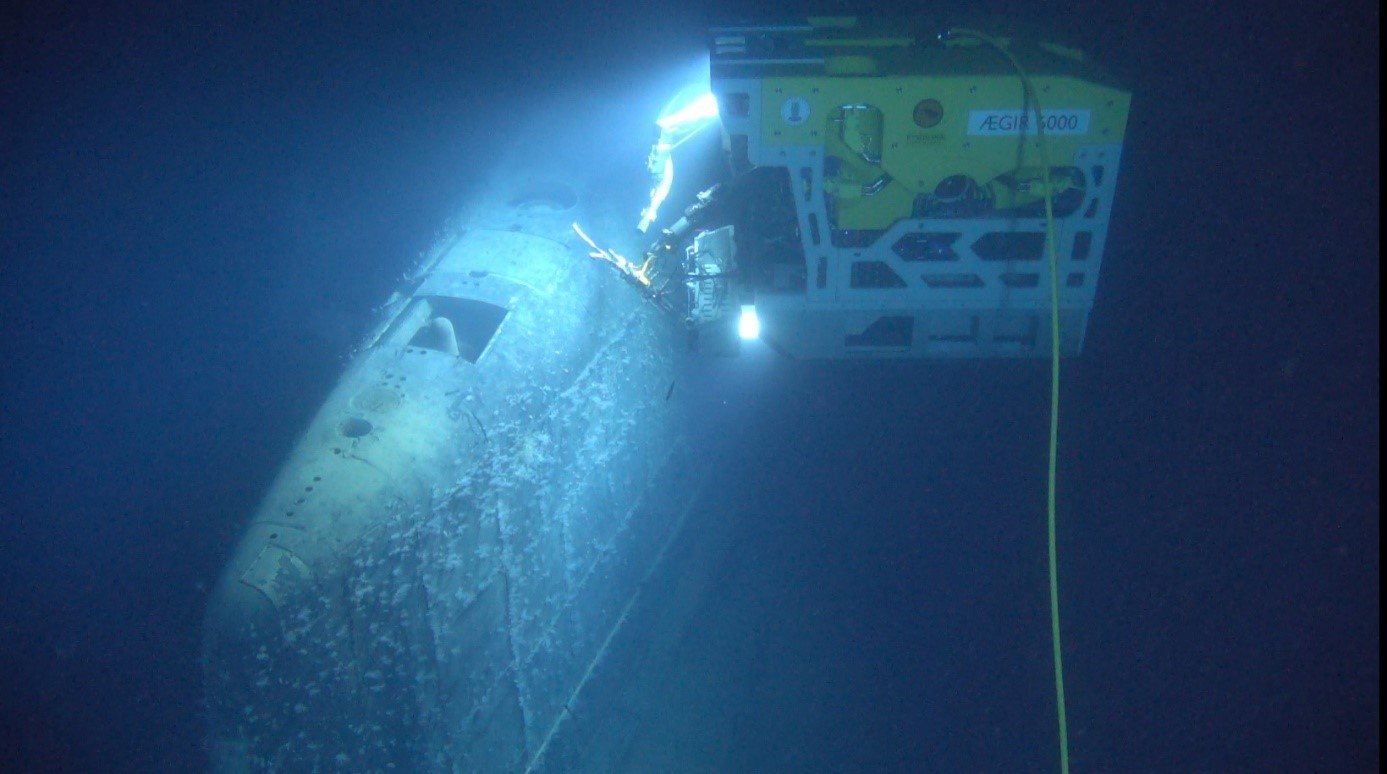 Sunken ubåt, undervannsfarkost